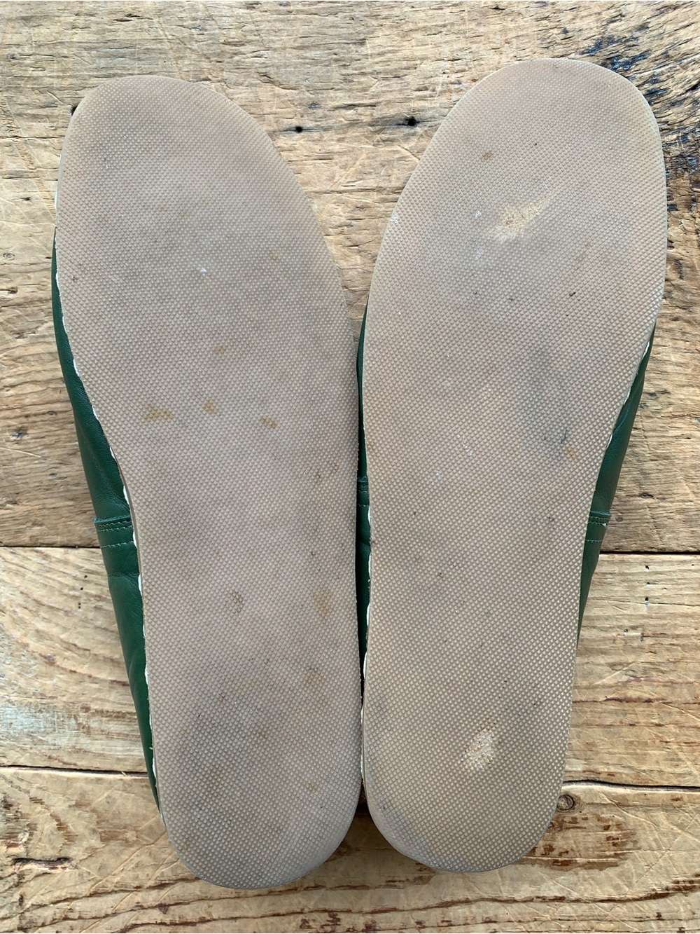 Sabah Green Leather Handmade Turkish shoes - Picture 4 of 9